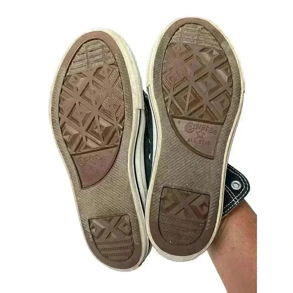 Converse All Star Chuck Taylor Hi Top Canvas Sneakers Black Kids Size 1 - Picture 7 of 7